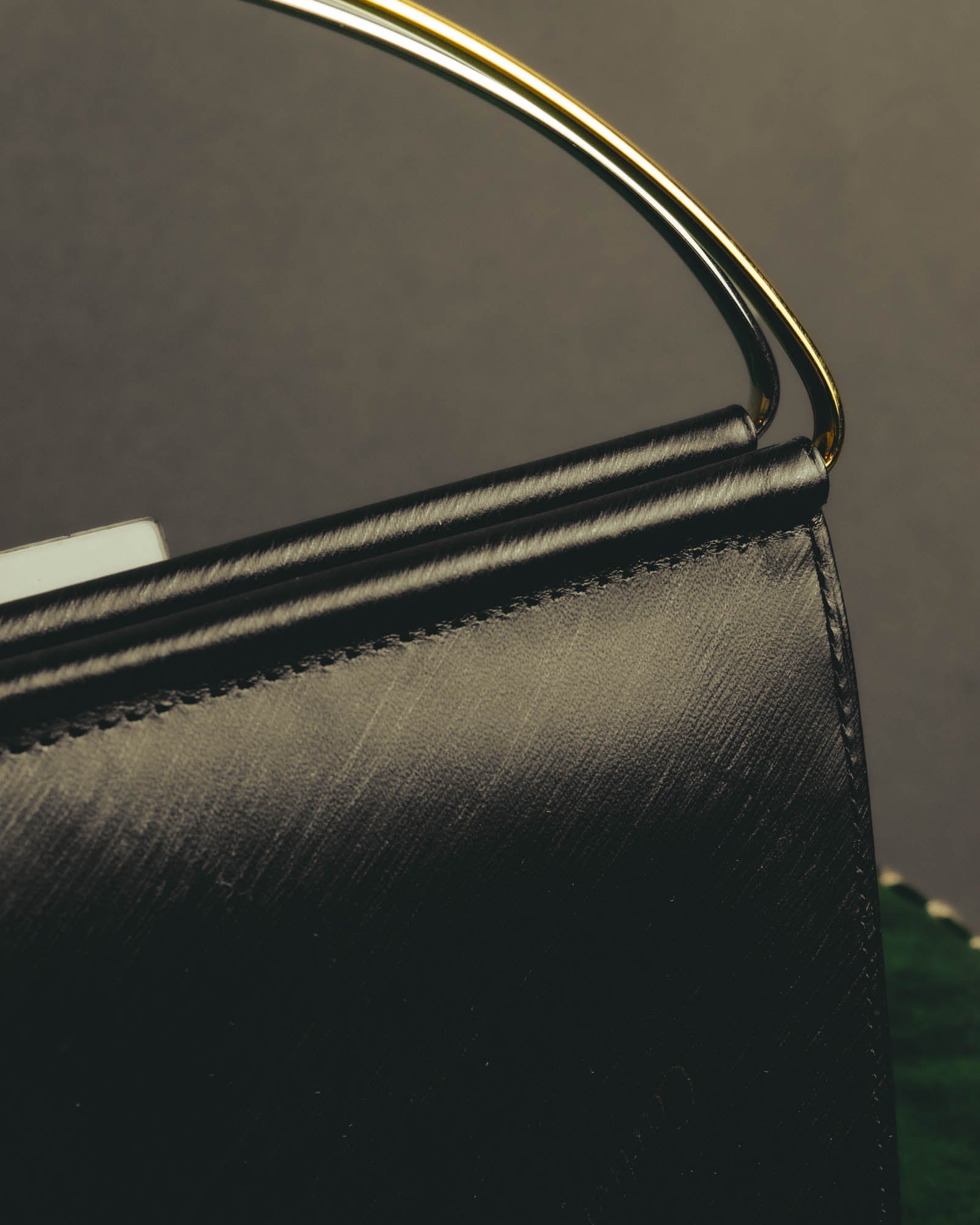 "Cartier" 90's-00's Sculptural leather clutch bag