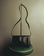 "GUCCI" 70's-80's Classic leather shoulder bag