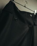 "JIL SANDER" 00's-10's Minimal wool wrap skirt