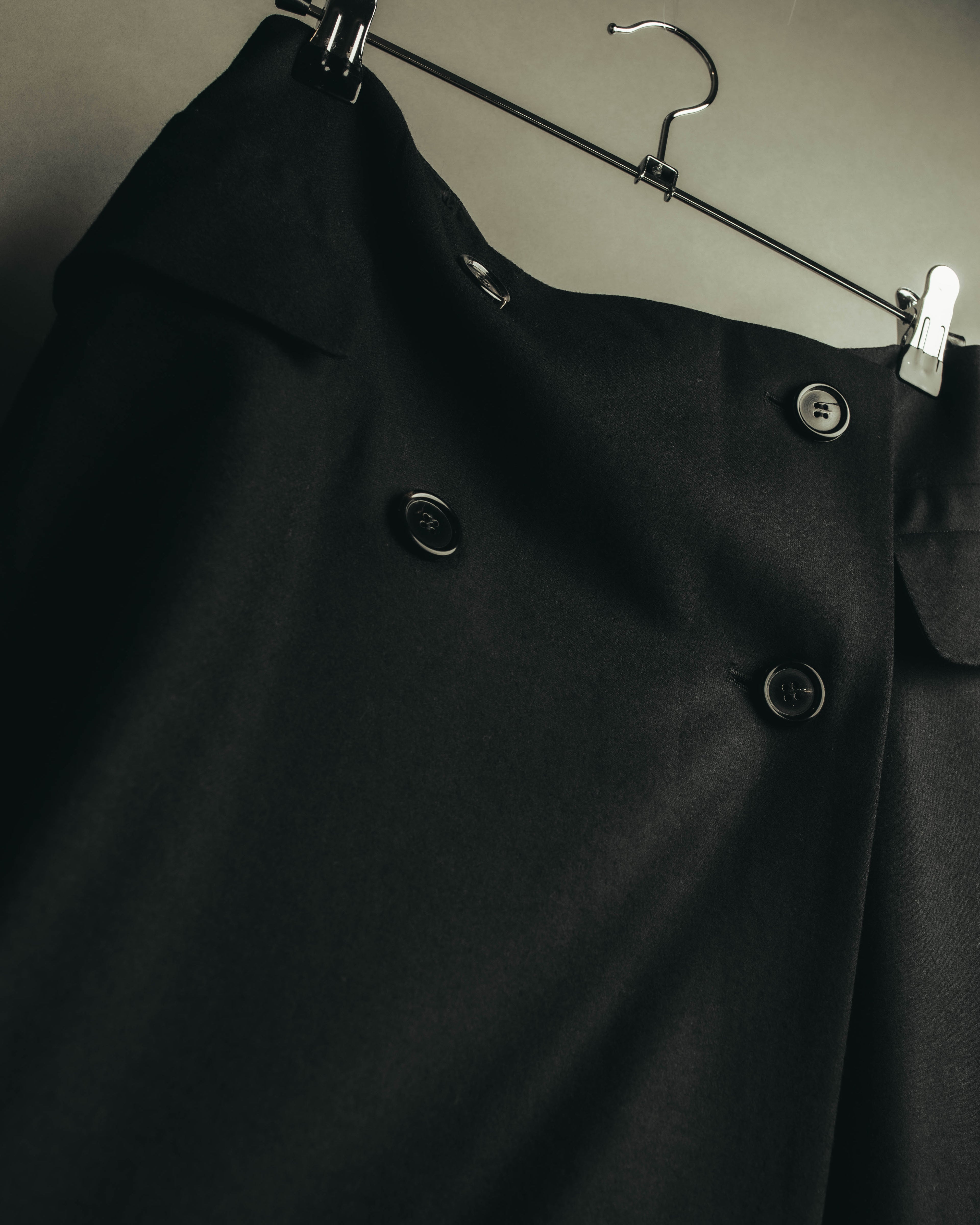 "JIL SANDER" 00's-10's Minimal wool wrap skirt