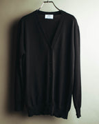 "PRADA" 10's-20's Lightweight v-neck knit cardigan