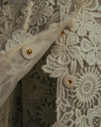 "VALENTINO" 2010's Cropped floral lace jacket