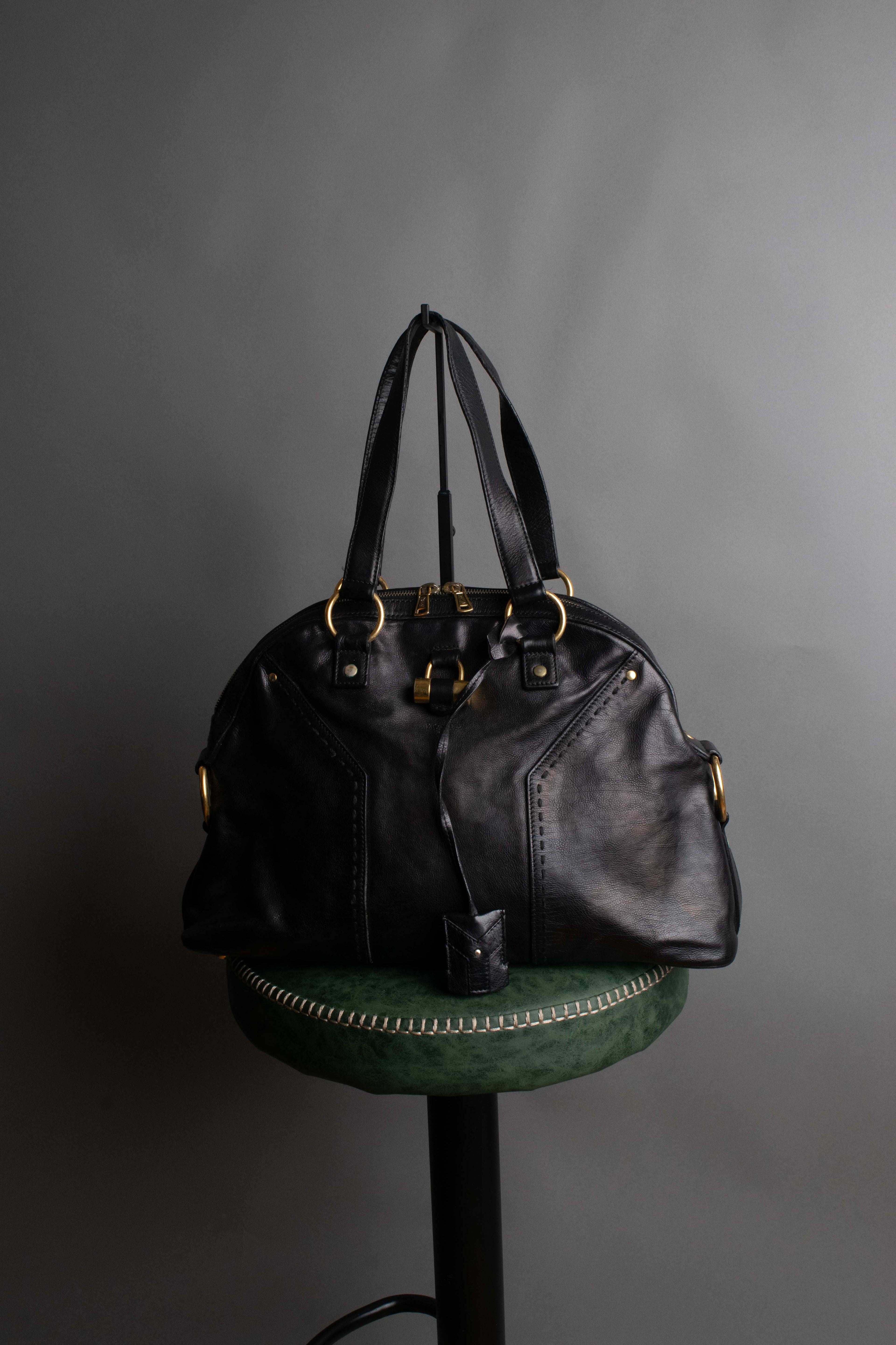 “Yves Saint Laurent” 2005-2010 Muse leather handbag