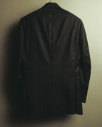 "BALENCIAGA" 00's-10's Huddersfield fabric classic tailored jacket
