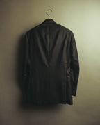 "BALENCIAGA" 00's-10's Huddersfield fabric classic tailored jacket