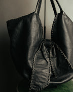 -SPECIAL- “VALENTINO GARAVANI” 2006-2009 Histoire whipstitch leather tote bag