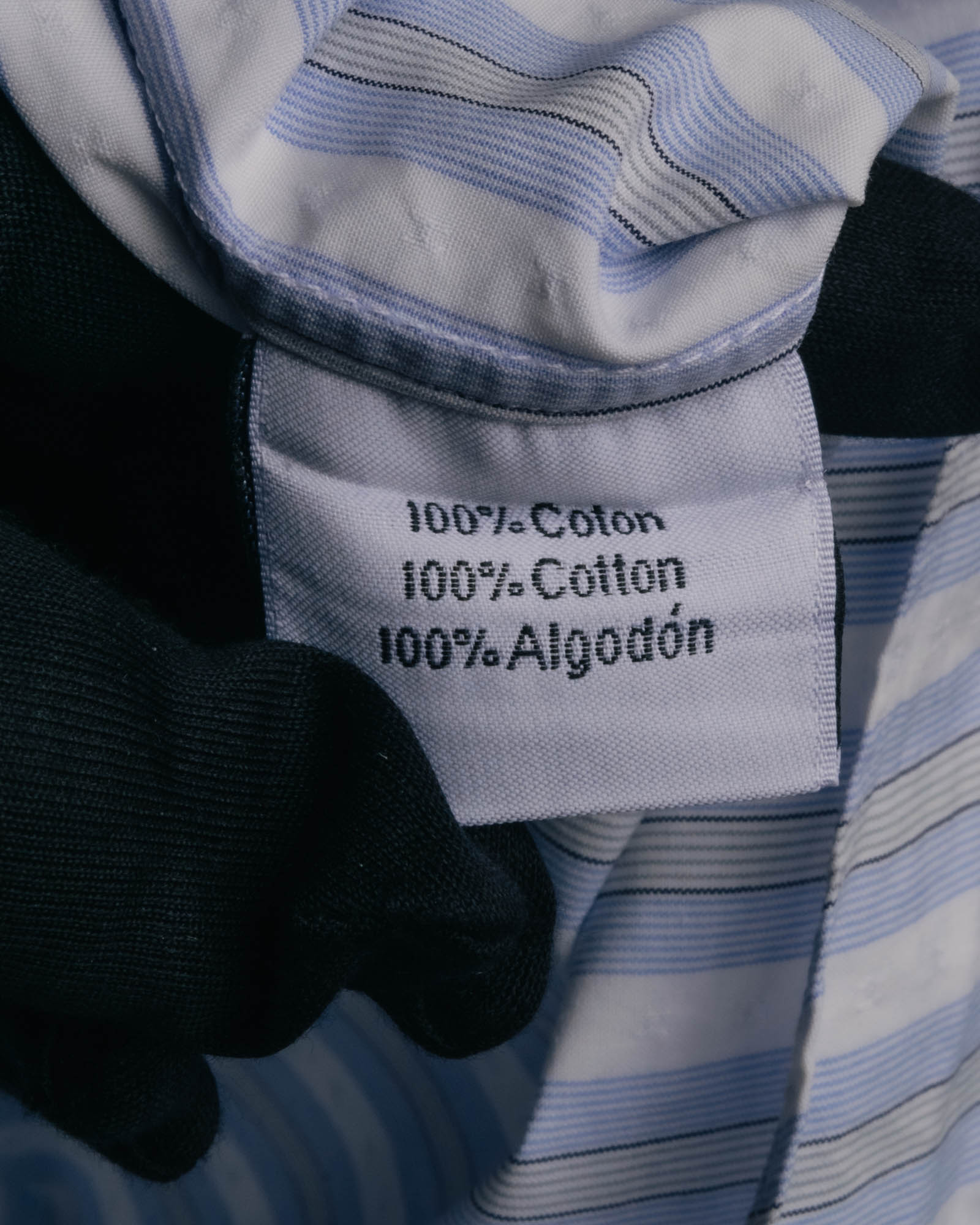 "Hermès" 90's-00's Striped cotton button-down shirt
