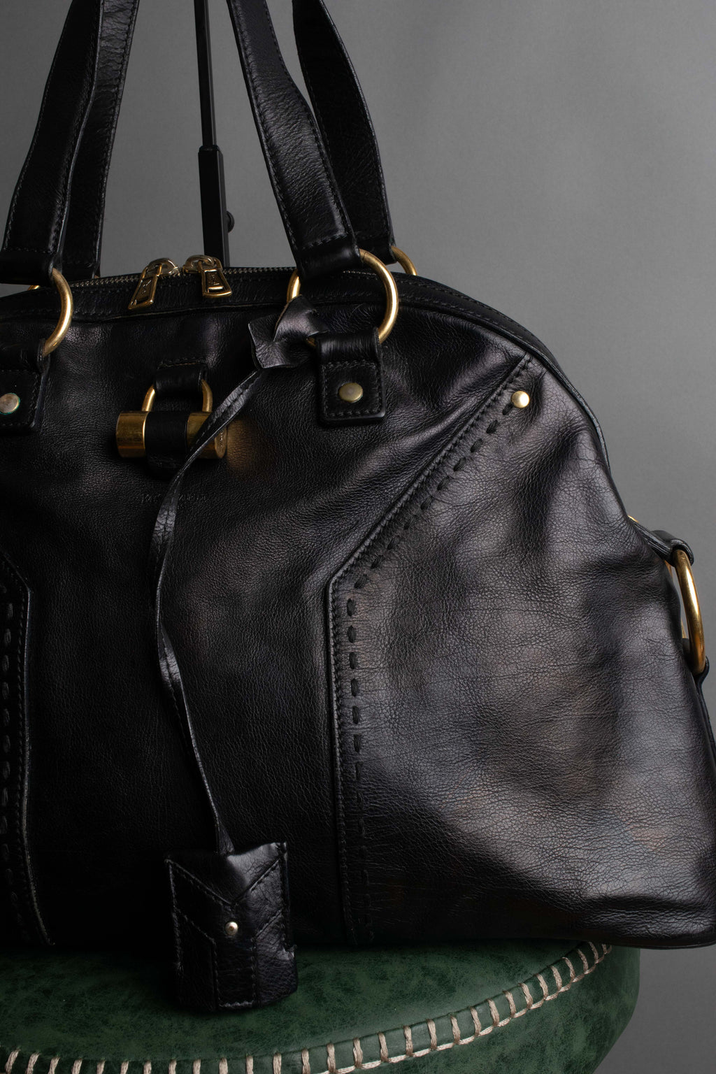 “Yves Saint Laurent” 2005-2010 Muse leather handbag
