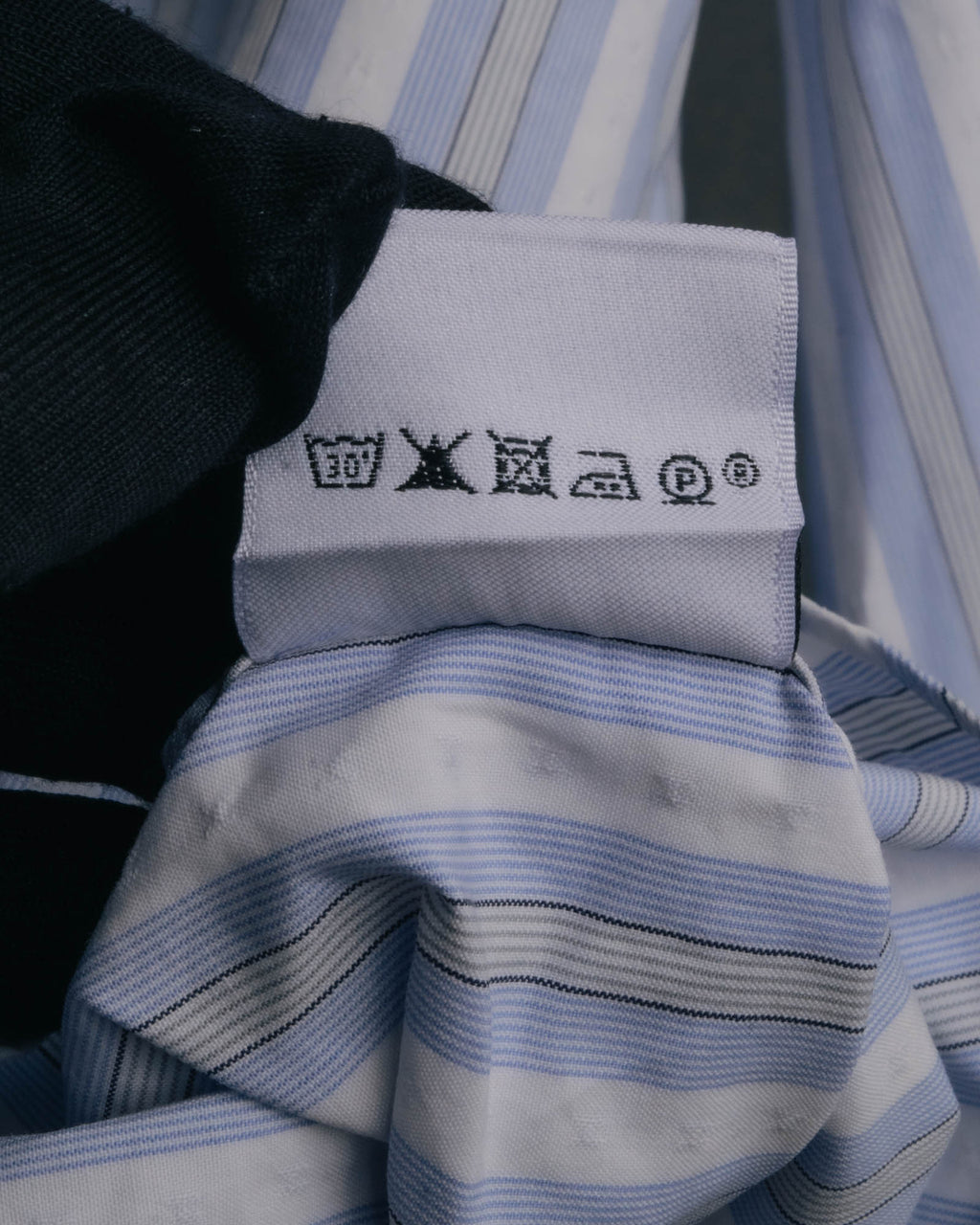 "Hermès" 90's-00's Striped cotton button-down shirt