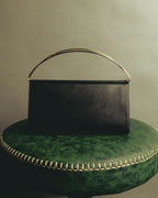 "Cartier" 90's-00's Sculptural leather clutch bag
