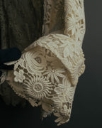 "VALENTINO" 2010's Cropped floral lace jacket