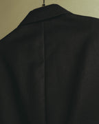 "BALENCIAGA" 00's-10's Huddersfield fabric classic tailored jacket