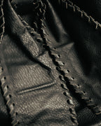 -SPECIAL- “VALENTINO GARAVANI” 2006-2009 Histoire whipstitch leather tote bag