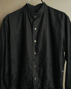“tricot COMME des GARÇONS” 2020 Floral embroidery stand collar shirt