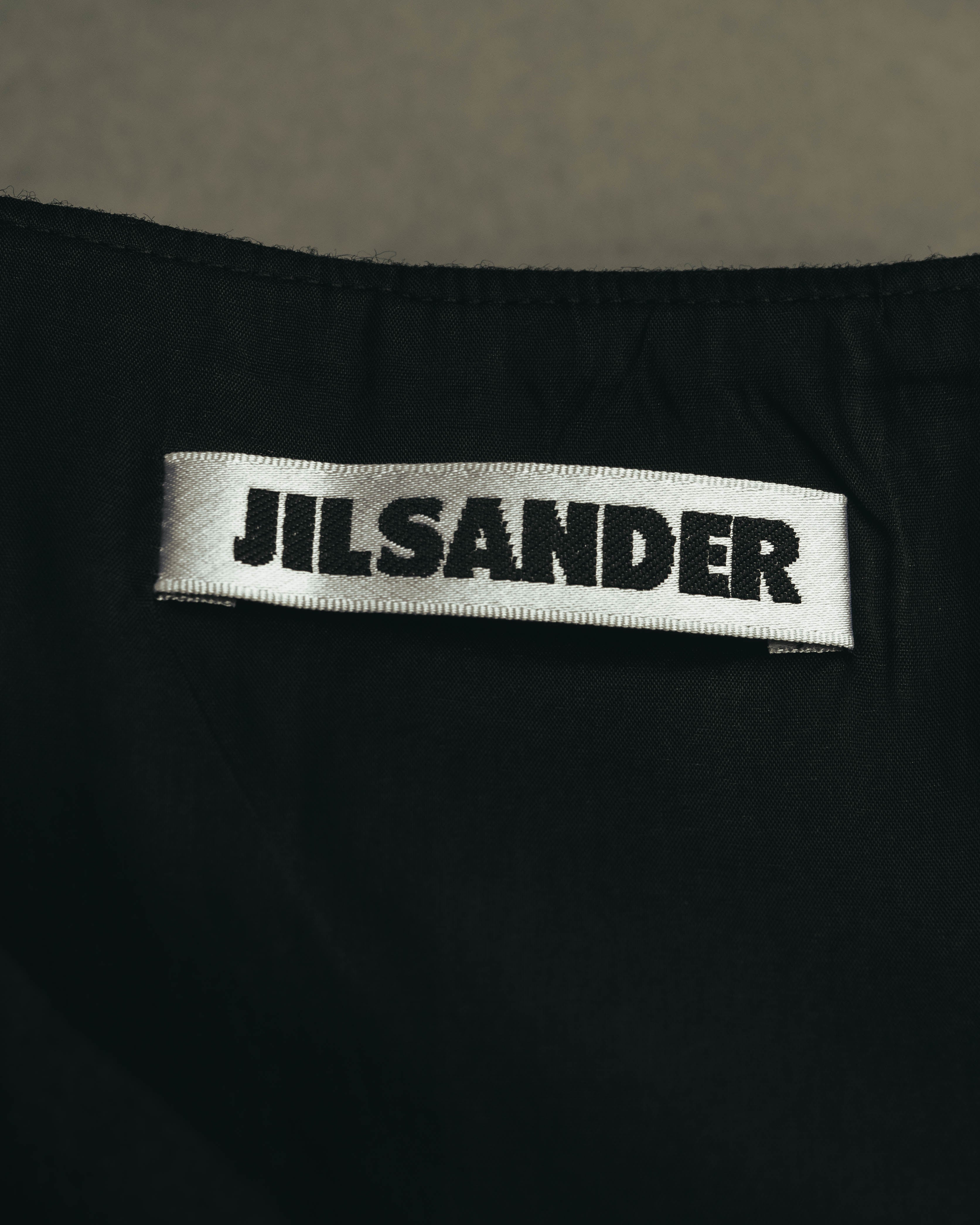 "JIL SANDER" 00's-10's Minimal wool wrap skirt