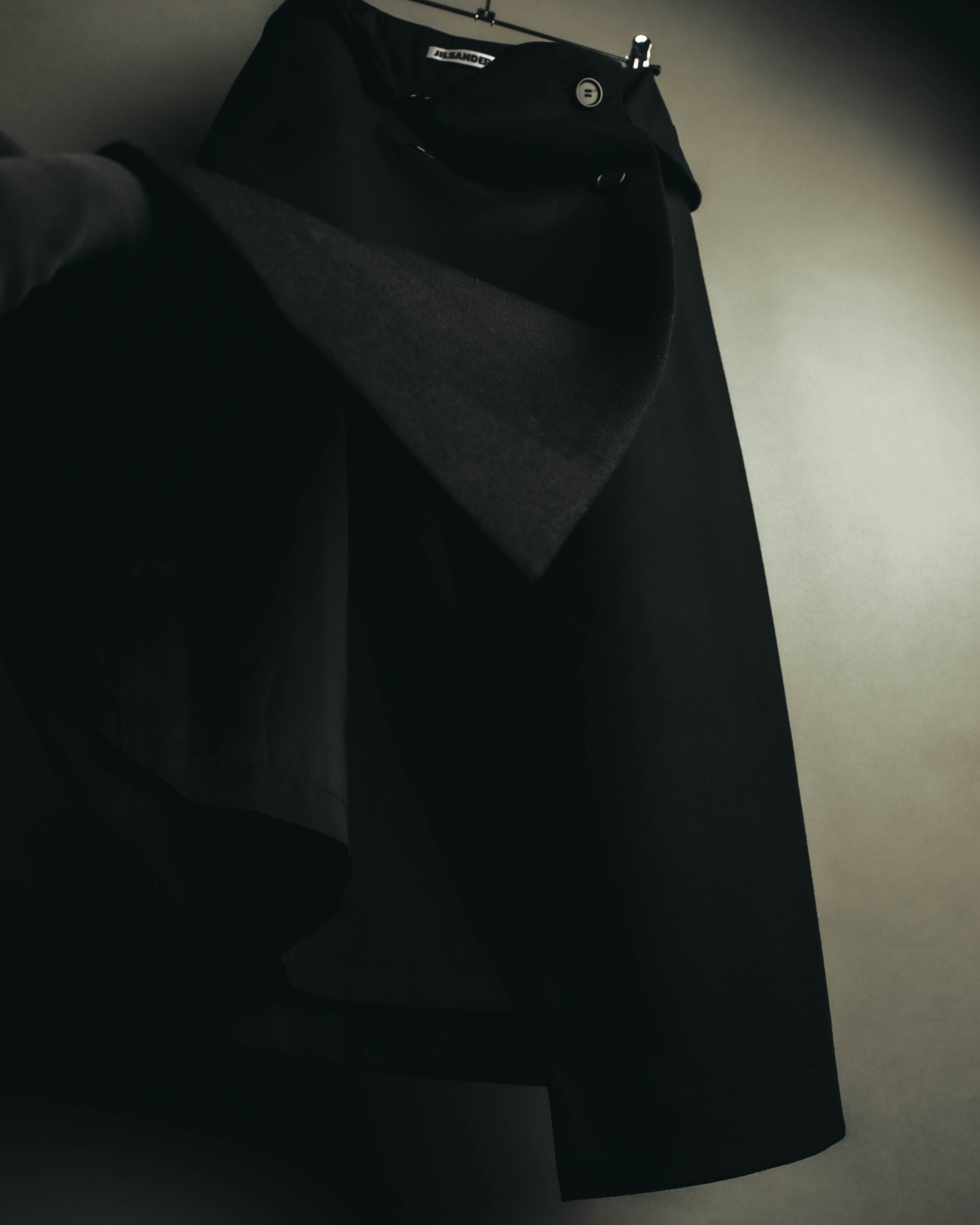 "JIL SANDER" 00's-10's Minimal wool wrap skirt