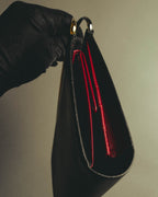 "Cartier" 90's-00's Sculptural leather clutch bag