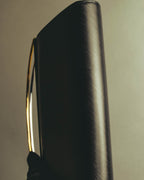 "Cartier" 90's-00's Sculptural leather clutch bag