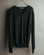 "DOLCE & GABBANA" 00's-10's Soft cashmere v-neck sweater