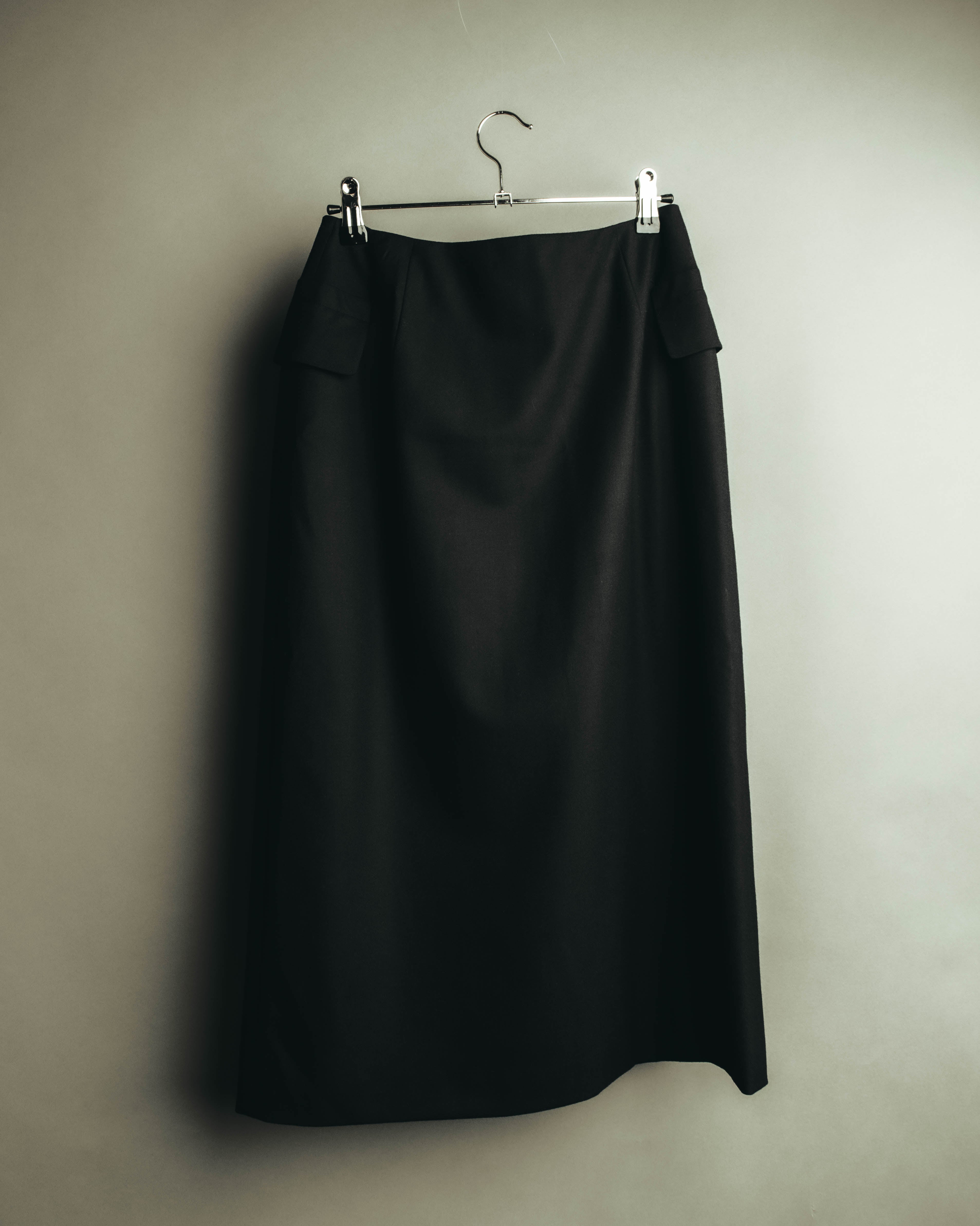 "JIL SANDER" 00's-10's Minimal wool wrap skirt