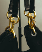 "See By Chloé" Black suede hobo shoulder bag