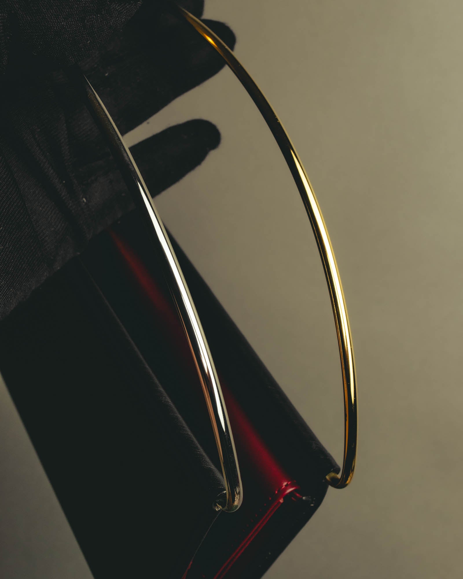"Cartier" 90's-00's Sculptural leather clutch bag