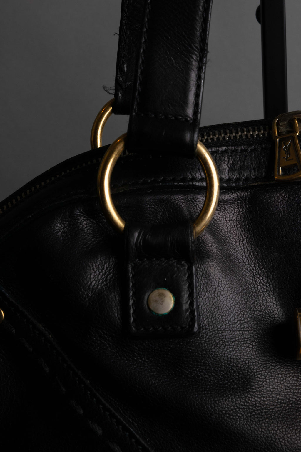 “Yves Saint Laurent” 2005-2010 Muse leather handbag
