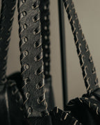 -SPECIAL- “VALENTINO GARAVANI” 2006-2009 Histoire whipstitch leather tote bag