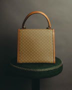 "CELINE" 80's-90's Macadam top handle handbag