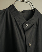 “tricot COMME des GARÇONS” 2020 Floral embroidery stand collar shirt