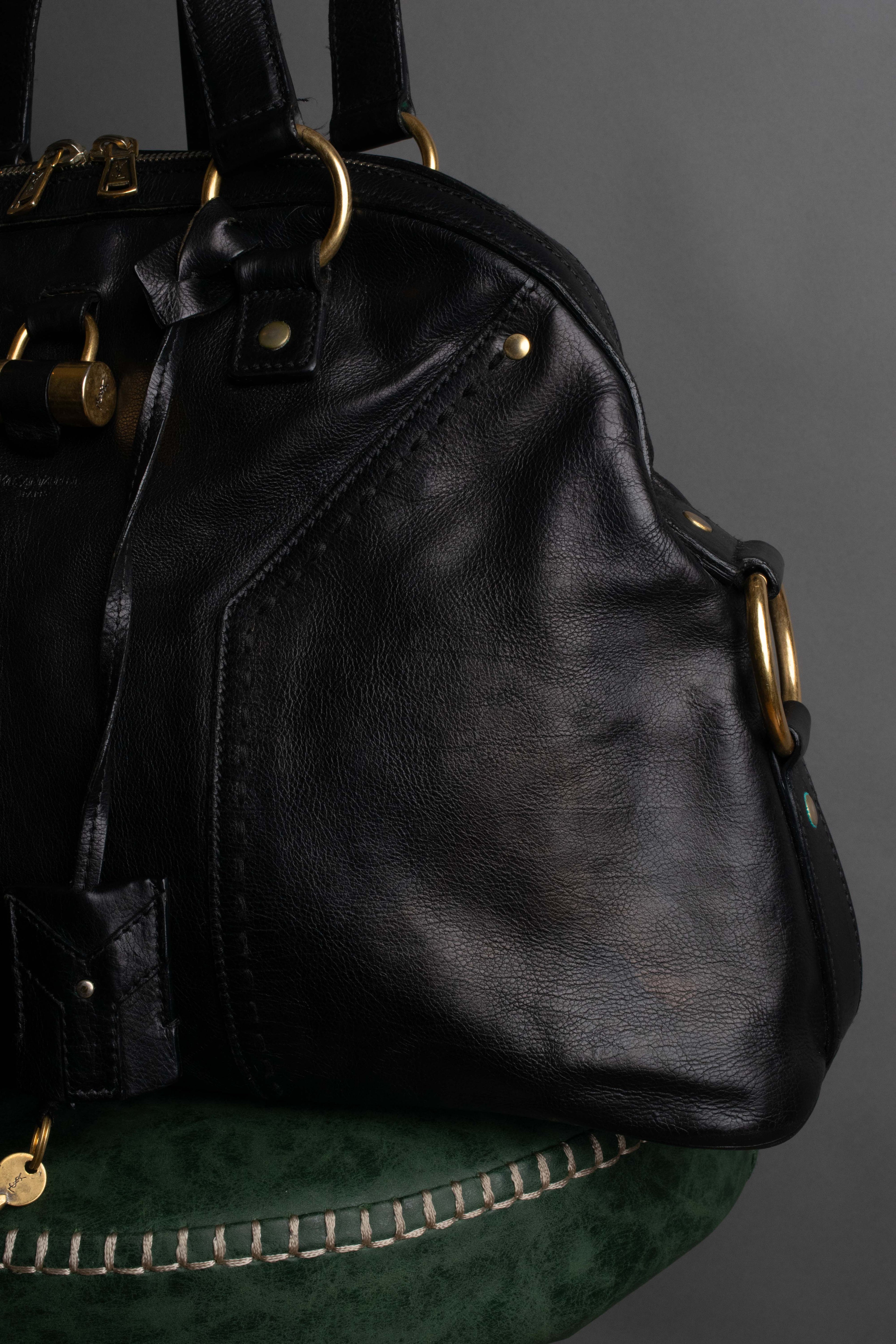 “Yves Saint Laurent” 2005-2010 Muse leather handbag