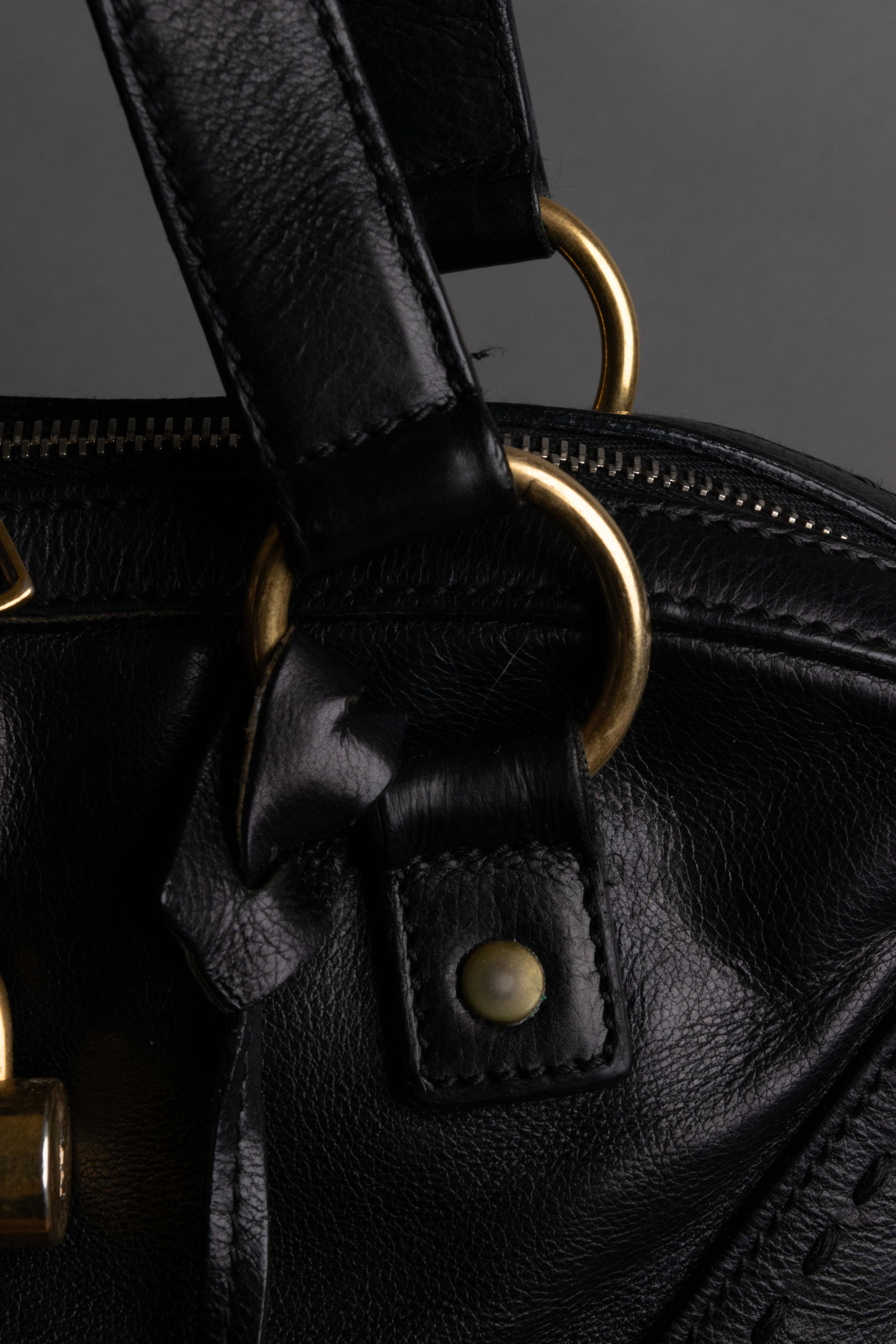 “Yves Saint Laurent” 2005-2010 Muse leather handbag
