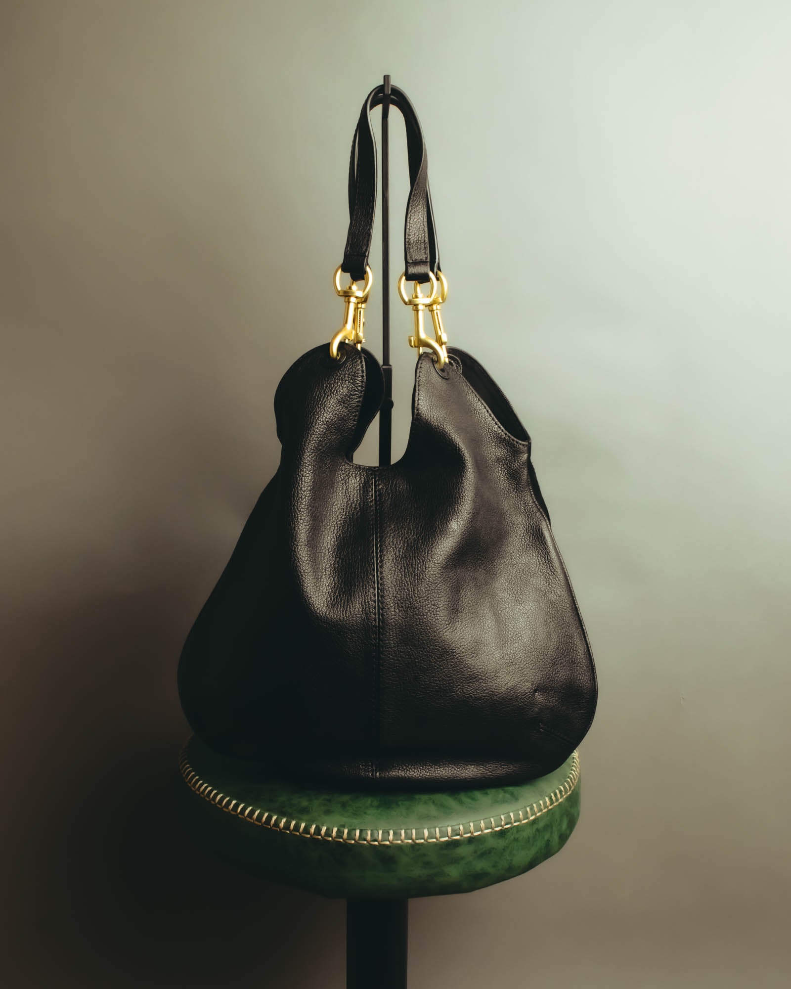 "See By Chloé" Black suede hobo shoulder bag