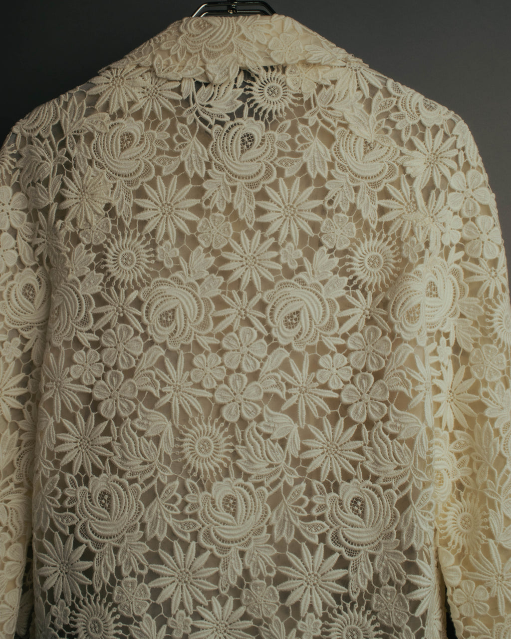"VALENTINO" 2010's Cropped floral lace jacket