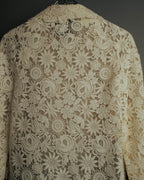 "VALENTINO" 2010's Cropped floral lace jacket