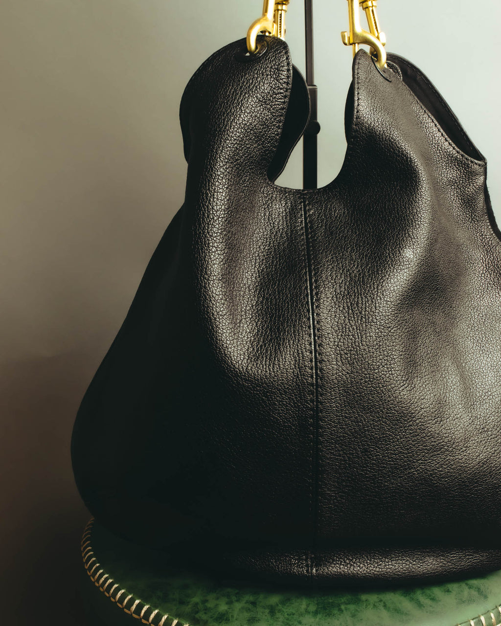"See By Chloé" Black suede hobo shoulder bag
