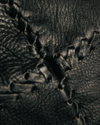 -SPECIAL- “VALENTINO GARAVANI” 2006-2009 Histoire whipstitch leather tote bag