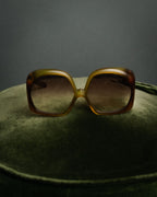 “Christian Dior” 2000’s Cutout temple oversized sunglasses
