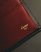 "Cartier" 90's-00's Sculptural leather clutch bag