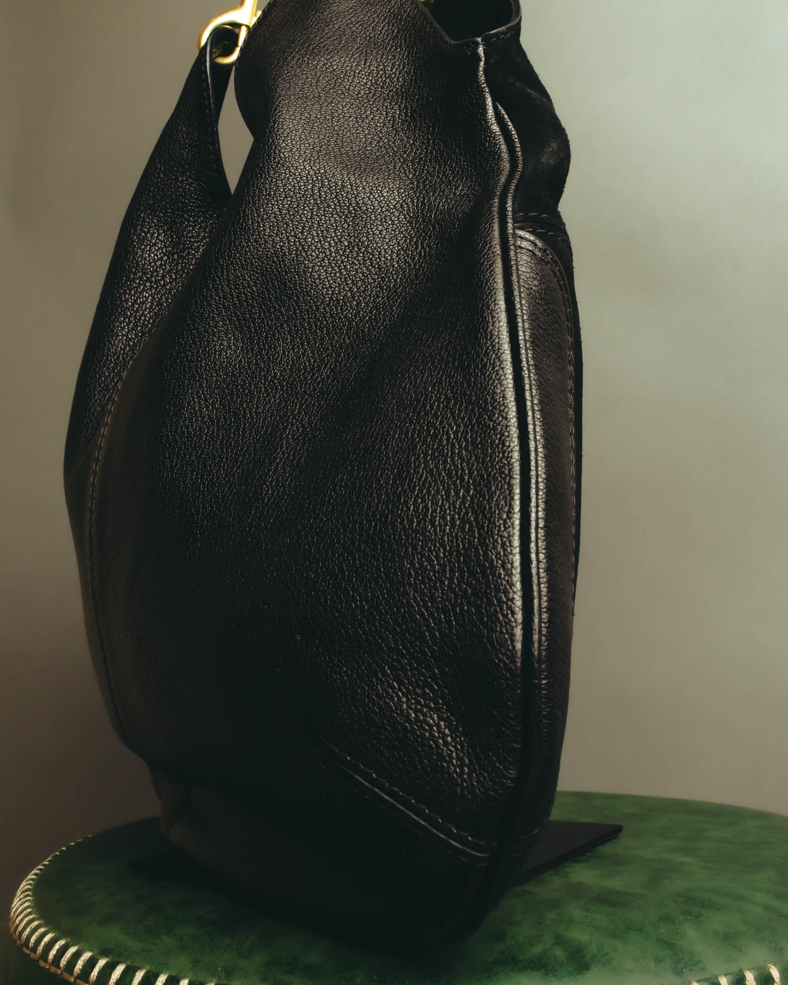 "See By Chloé" Black suede hobo shoulder bag
