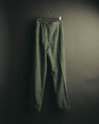 "Christian Dior" 80's-90's Classic green tweed trousers