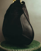"See By Chloé" Black suede hobo shoulder bag