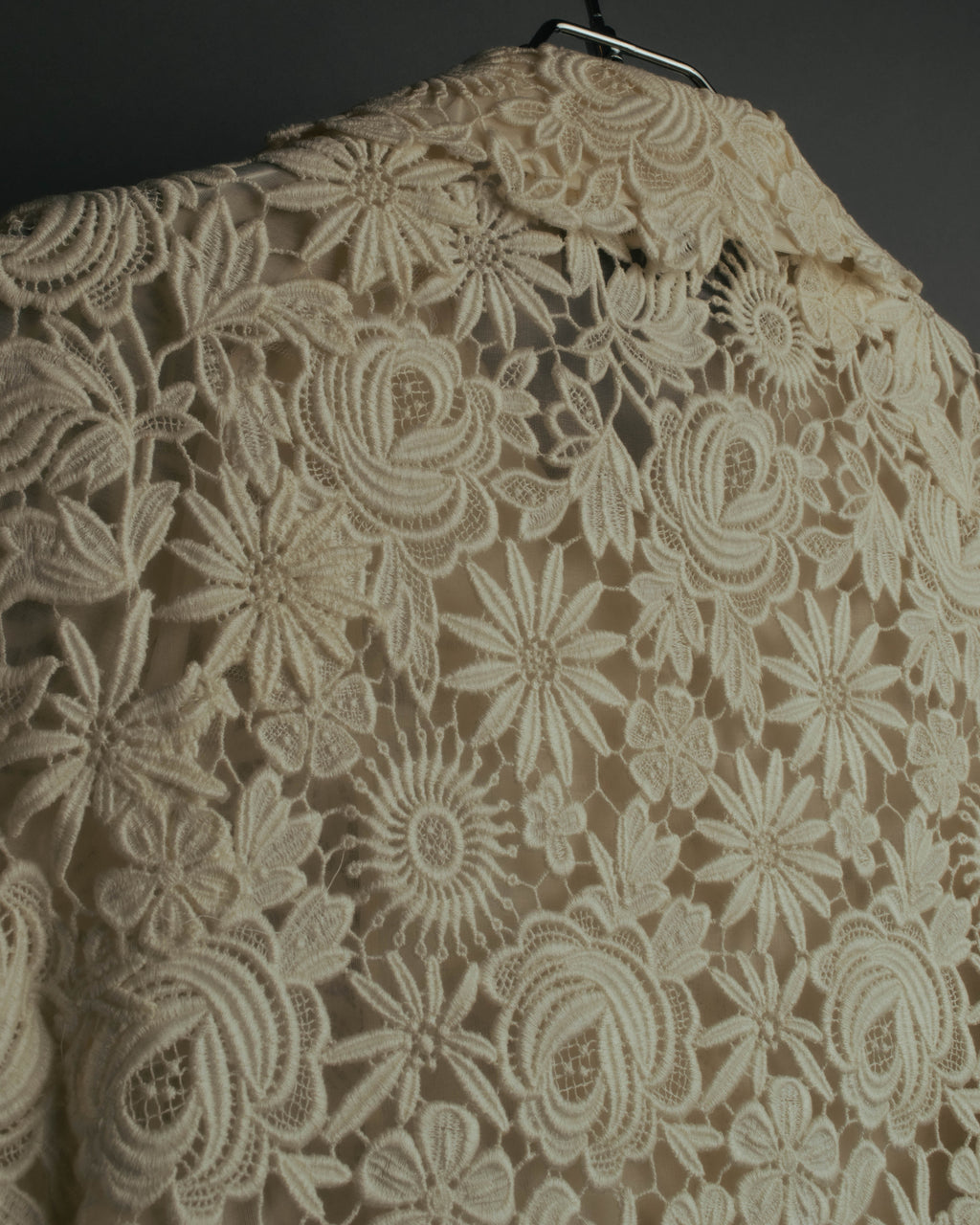 "VALENTINO" 2010's Cropped floral lace jacket