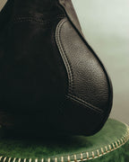 "See By Chloé" Black suede hobo shoulder bag