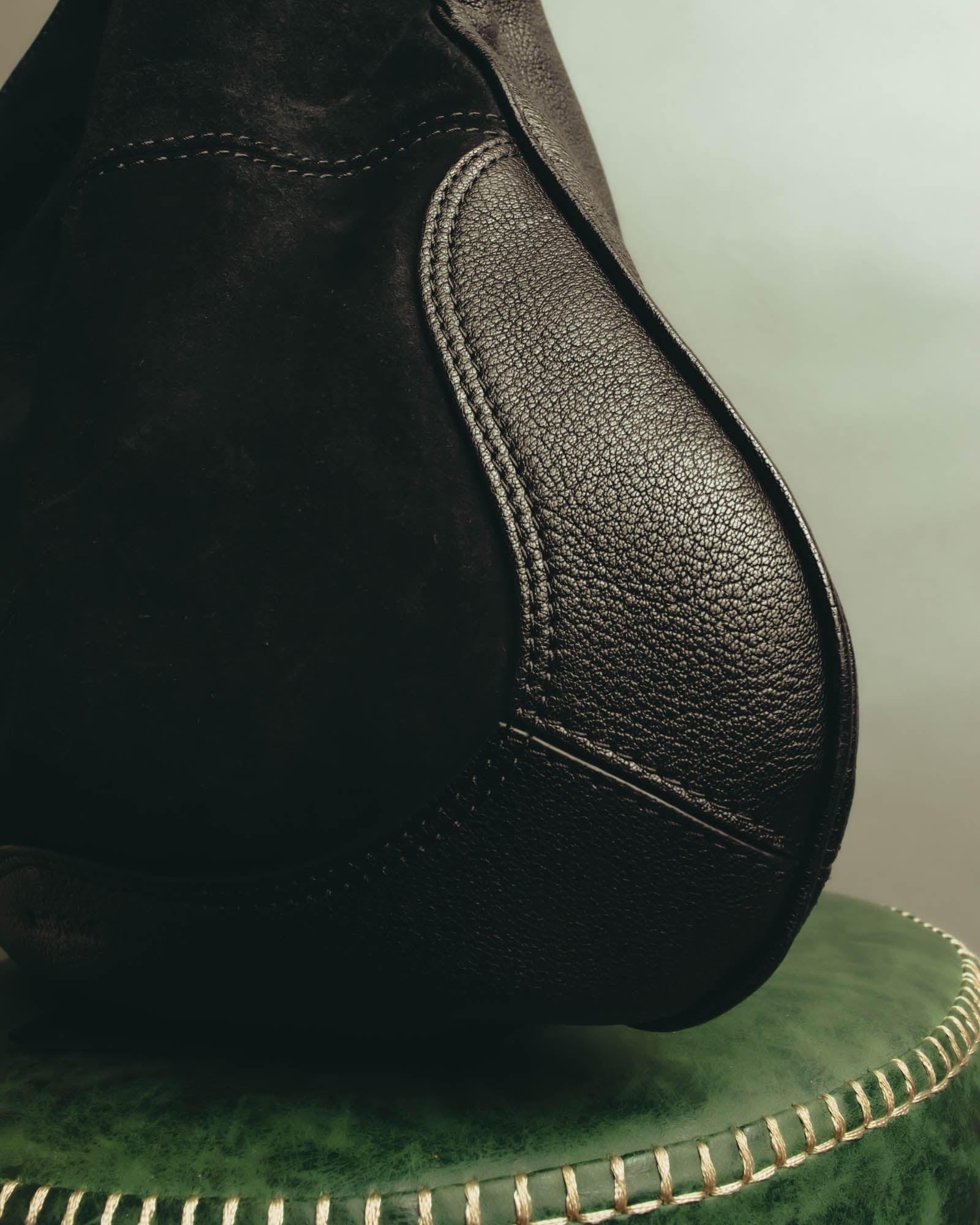 "See By Chloé" Black suede hobo shoulder bag
