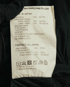 “tricot COMME des GARÇONS” 2020 Floral embroidery stand collar shirt