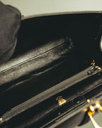 "GUCCI" 70's-80's Classic leather shoulder bag