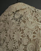 "VALENTINO" 2010's Cropped floral lace jacket