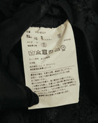 “tricot COMME des GARÇONS” 2020 Floral embroidery stand collar shirt