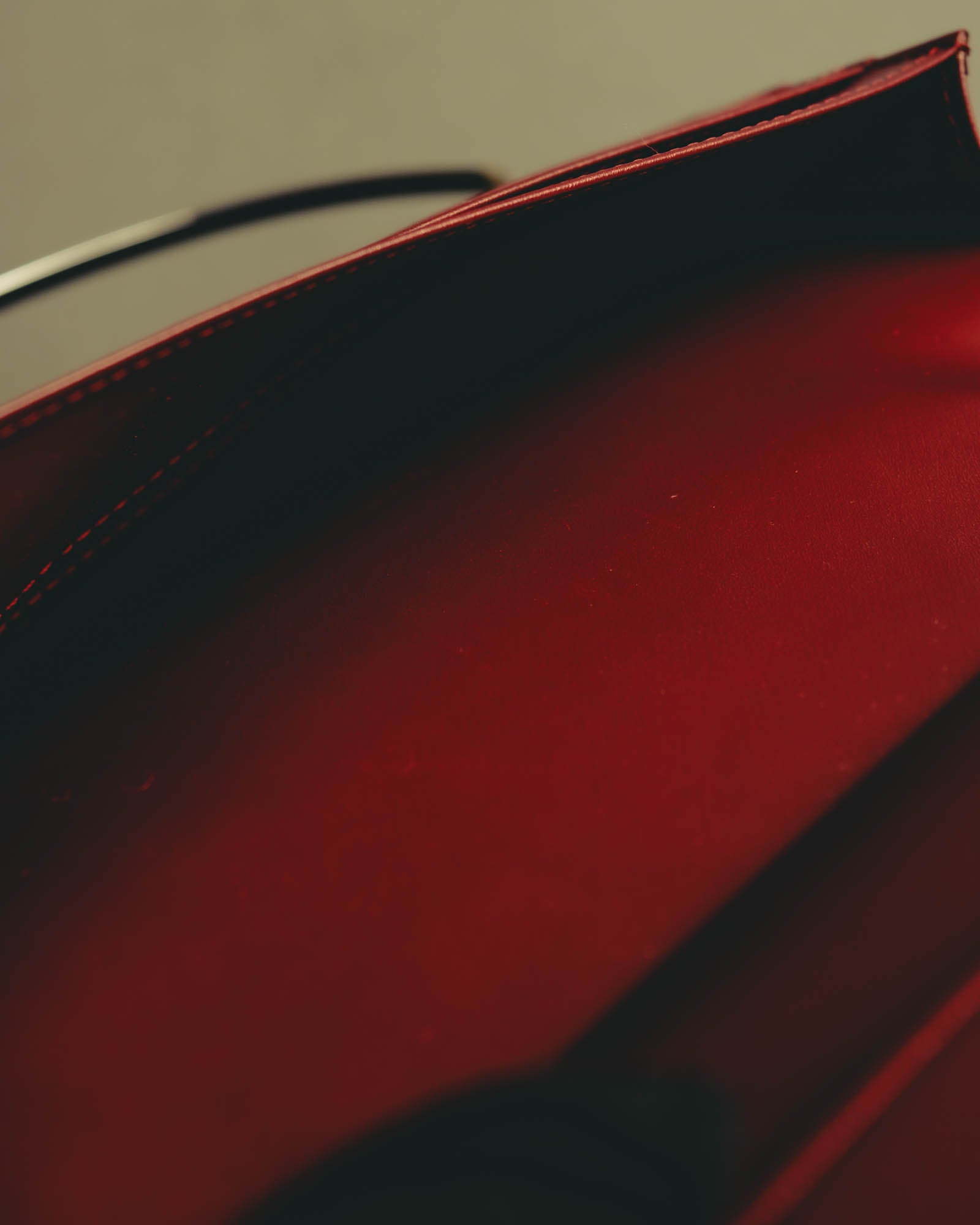 "Cartier" 90's-00's Sculptural leather clutch bag